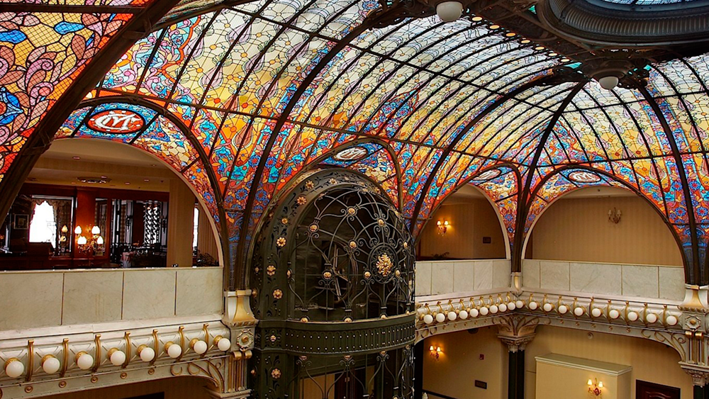 Arquetectura, gran hotel de la ciudad de mexico, art nouveau